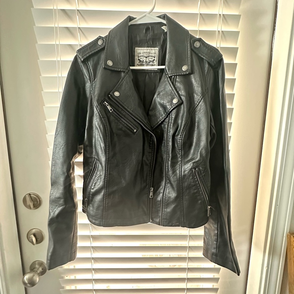 Levi faux leather jacket